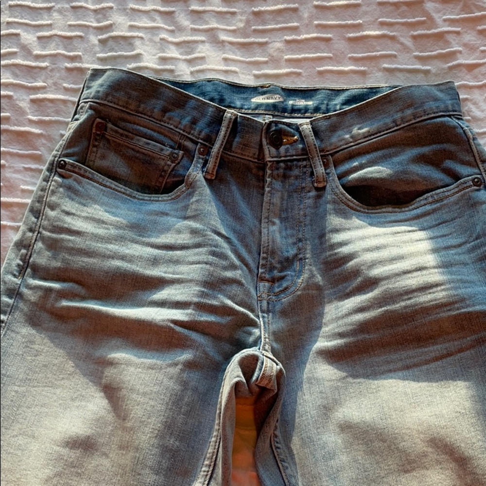Old Navy light denim skinny Jean Size 30